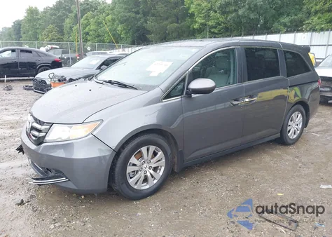 2017 Honda Odyssey Ex-L from USA, damaged, VIN 5FNRL5H69HB022192